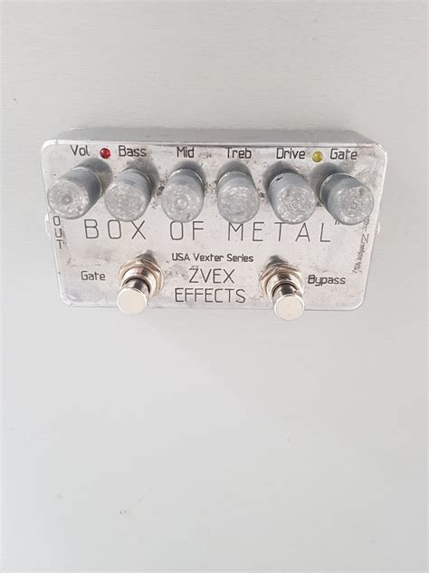 box of metal vexter|Zvex Box of Metal USA Vexter .